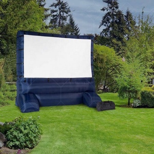Écran de projection <span class=keywords><strong>gonflable</strong></span> géant d'extérieur pour cinéma, hermétique, personnalisable, pour projecteur TV - Product Image 2