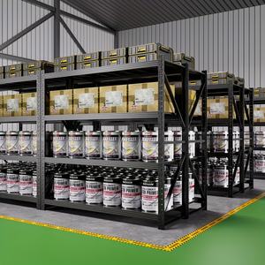 Scaffali da Garage personalizzati per impieghi gravosi scaffale di stoccaggio 4 livelli in metallo imbullonate e scaffali per scaffali scaffale - Product Image 5