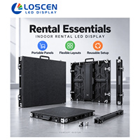 Écran LED d'intérieur P2.604 500x500mm avec cabinet léger pour la production d'événements et les entreprises de services audiovisuels