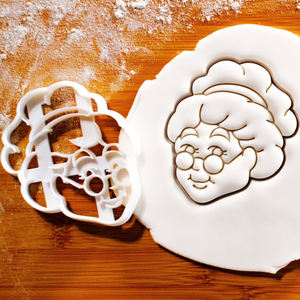 Emporte-pièce en plastique <span class=keywords><strong>Père</strong></span> Noël pour biscuits, fondant, argile, outil <span class=keywords><strong>de</strong></span> découpe <span class=keywords><strong>de</strong></span> biscuits, emporte-pièce pour argile à modeler - Product Image 5