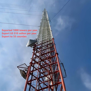 Tour Guyed Économique de 42 m pour la Couverture du Signal de Diffusion Rurale - Product Image 5