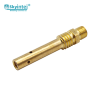 Support de buse MIG fileté robuste 350A en laiton forgé avec diffuseur de gaz, pièce de rechange pour torche de soudage industrielle CO2 MAG