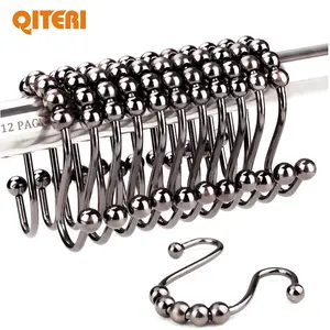 QITERI Fashion Fancy Dragon Hardware Bead Door Latest Design Home Decor Shower Curtain Hook