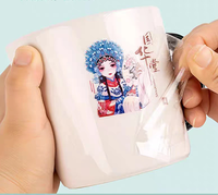 Plusjet stiker transfer I1600-u1 XP600 3 buah label kristal film ab uv dtf film cetak logo printer mesin stiker uv