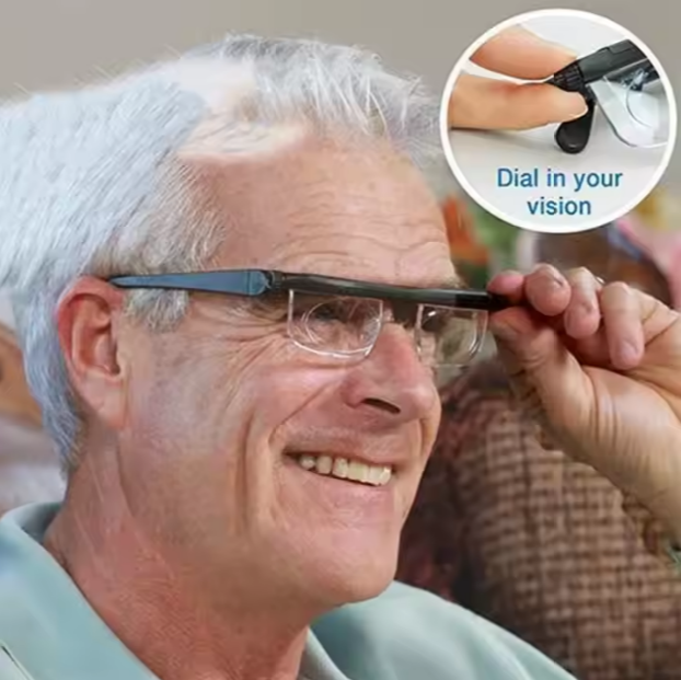 Adjustable Square Vision Focus Presbyopic Glasses