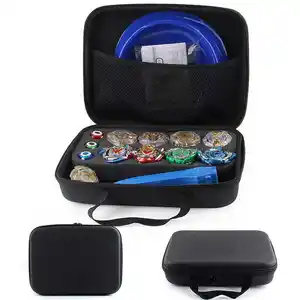 Personalizado Portátil Duplo Armazenamento Duro Eva Beyblades Burst Brinquedos Armazenamento Set Caso Presente Zipper Box Embalagem Caso