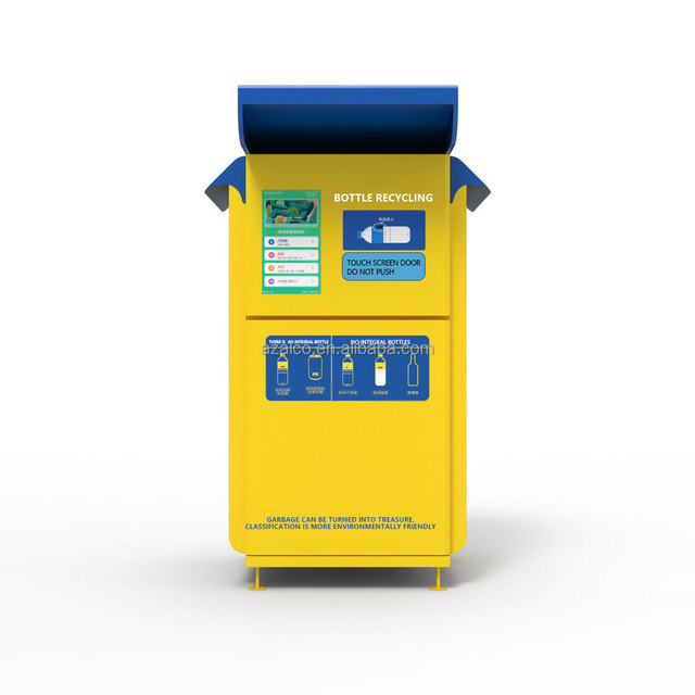 RVM Smart Reverse Vending Machine for Recycling Glass Bottle Plastic Can Paper and Food With Sorting and Pressing PET Outdoor