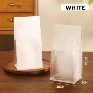 <span class=keywords><strong>ถุง</strong></span>บรรจุภัณฑ์อาหารกระดาษคราฟท์สีน้ำตาลแบบกำหนดเองพร้อมหน้าต่าง เหมาะสำหรับโดนัท ขนมปังปิ้ง ขนมปัง และแซนวิชของร้านเบเกอรี่ขนาด<span class=keywords><strong>เล็ก</strong></span> - Product Image 5