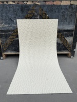 Panneaux muraux en pierre flexible naturelle en argile 3D modifiée, imitation brique, pour usage extérieur et intérieur en hôtels (vente en gros)