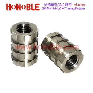Injection Molding Brass Thép Không Gỉ 303 316 Thép Carbon Đúc Chèn Nut Cho Nhà Nhựa - Product Image 4