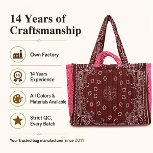 <span class=keywords><strong>Bolsa</strong></span> de Lona Personalizable, Suave y Ligera, Regalo al por Mayor para Ella, <span class=keywords><strong>Bolsa</strong></span> de Hombro Acolchada, <span class=keywords><strong>Bolsa</strong></span> Tote con Estampado Paisley - Product Image 4