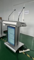 Nouveauté : Podium Électrique Intelligent de 23,8 Pouces avec Écran Frontal de 32 Pouces, Audio Sans Fil, Tribune Numérique pour Discours – En Stock aux États-Unis