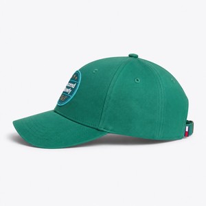Casquette de baseball vintage à 6 panneaux avec logo personnalisé, patch tissé, en sergé de coton, visière incurvée, fabricant OEM ODM - Product Image 4