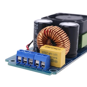 บอร์ดแอมพลิฟายเออร์ดิจิตอล IRS2092S 500W คลาส D ไฮไฟ ช่องสัญญาณเดียว แอมพลิฟายเออร์เสียงระดับมืออาชีพ พร้อมพัดลมระบายความร้อน - Product Image 3