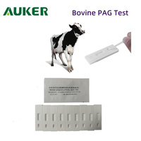 Test de grossesse rapide en cassette, carte de diagnostic précoce de la gestation bovine à l'or colloïdal, feuille non coupée, pour éleveurs de bétail