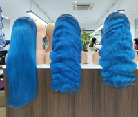 Perruque de cheveux humains bruts bouclés birmans, indétectable, effet cuir chevelu naturel, sans colle, avec dentelle frontale HD