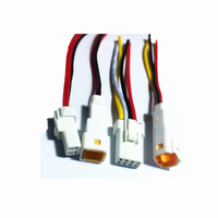 Kabel Konektor JST JWPF 2 3 4 6 8Pin Tahan Air IP67 dengan Isolasi Nylon/PVC untuk Elektronik
