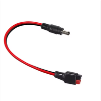 Câble d'alimentation DC 2,0 mm² mâle-femelle avec adaptateur DC 8 mm et connecteur GZ Power Pole 30A/45A pour générateur portable