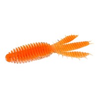 Umpan Pancing Lunak Plastik 9cm 5g Grosir, Umpan Cacing Lunak PVC 3 Ekor Bergaris