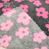 Kingcason Fabricant Grossiste Tissus Polaires Arctiques 100% Polyester Double Face à Imprimé Floral pour Couvertures et Plaids