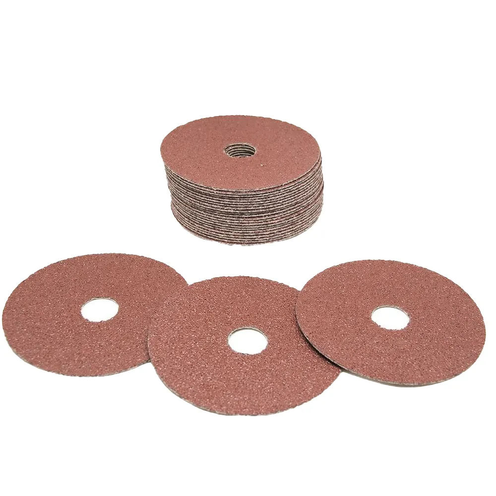 Outils abrasifs en gros 4.5 pouces 3M disque de polissage en fibre de céramique disque à trous croisés pour le métal