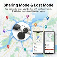 Localizador de Sonido Compatible con Google Find Hub (Android) y Find My (iOS), 1 Unidad, para Llaves y Mascotas