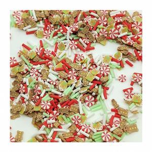 Mélange de confettis et de paillettes en polymère pour artisanat de Noël, lot de 500g, argile douce, décorations pour Noël et la Saint-Valentin - Product Image 2