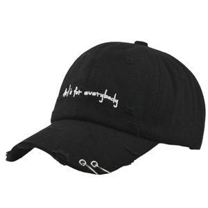 Casquettes de baseball rétro vintage réglables non structurées avec logo personnalisé, casquettes de baseball de sport lavées en détresse avec anneaux - Product Image 5