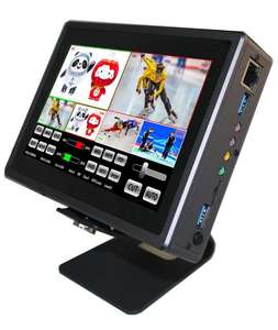 DeviceWell HDS8307 Écran tactile 4 canaux pour mélangeur vidéo HDMI pour TikTok Live Streaming Radio TV Broadcasting Equipment - Product Image 3