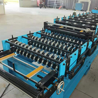 Machine à modeler entièrement automatique, pour rouler le toit à Double couche