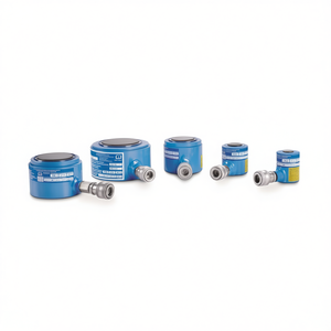 Vérins hydrauliques à simple effet Ttake, ligne compacte, bleus, usage industriel - Product Image 2