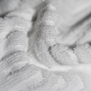 Chất lượng cao sang trọng 100% bông nhà nổi khăn Set Trắng <span class=keywords><strong>Jacquard</strong></span> mặt khăn tay khăn biểu tượng tùy chỉnh - Product Image 6