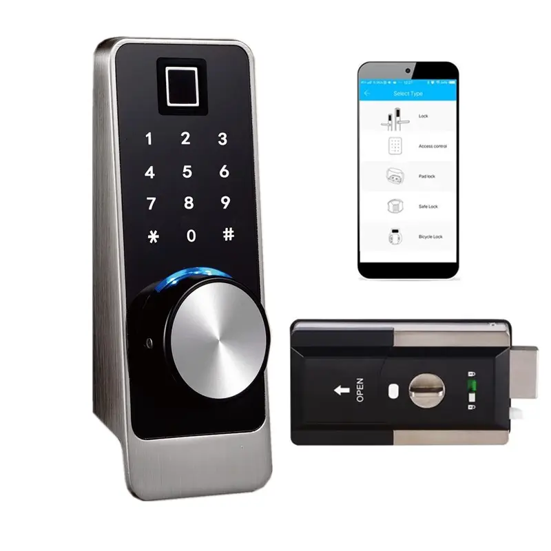 Home Smart Door Lock Access Wifi Security Automatic Unlocking Fingerprint Door Lock