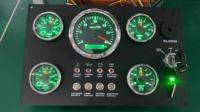 Ensemble de jauges de bateau LCD 12/24v Tableau de bord Panneau d'instruments