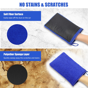 Guante de Arcilla Ultra Azul para Detallado de Coches, Guante de Lavado de Arcilla - Product Image 4