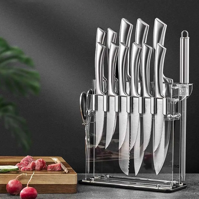 Fulwin Großhandel Küchenmesser Edelstahl Messer-Set Auswahl für Küche Restaurant Küchenmesser und Zubehör