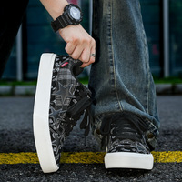 OEM ODM Sneakers de créateur streetwear personnalisées avec logo, chaussures de skate en toile tendance pour hommes, femmes, couples, marque privée, vente en gros