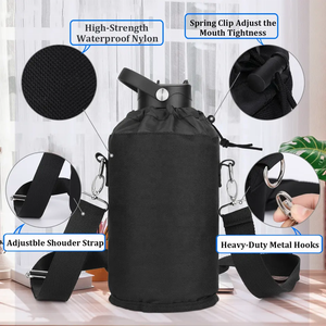 <span class=keywords><strong>64</strong></span>盎司水瓶绝缘，带携带套筒不锈钢一加仑咆哮器32/40/<span class=keywords><strong>64</strong></span>/128盎司水壶，带3个盖子 - Product Image 6