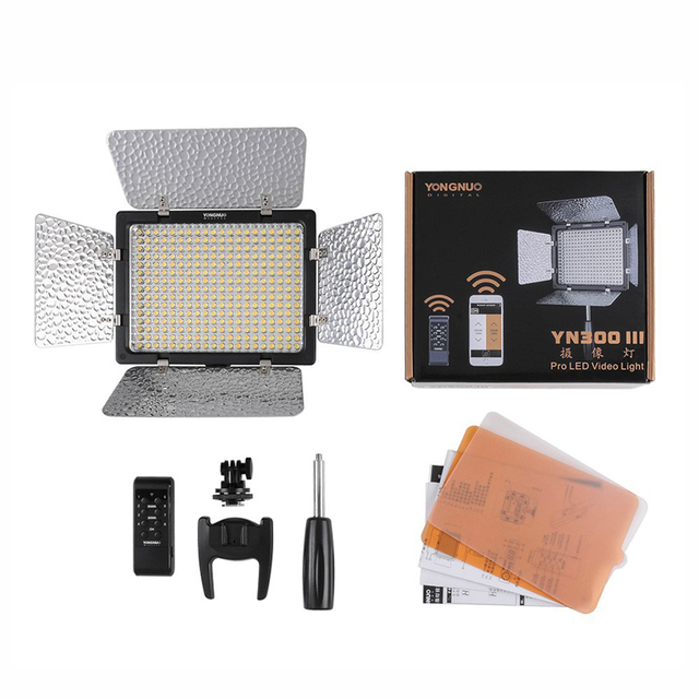Yongnuo Yn300iii Yn300 Iii Yn-300iii 5500k Cri95 Led Camera Video Light Video Photography With Battery Kit For For
