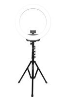 AFI R219 Selfie Circular Power Bank Led Ring Light dengan Stativ Trepied Stand Penyangga Ponsel untuk Makeup