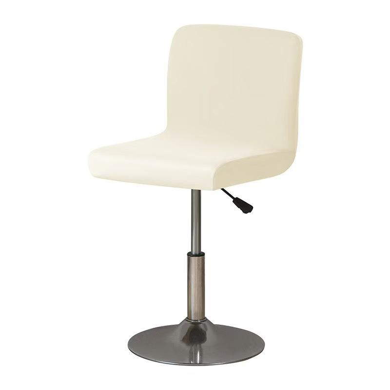 Dossier bas blanc ivoire, dossier pas plus de 45 cm