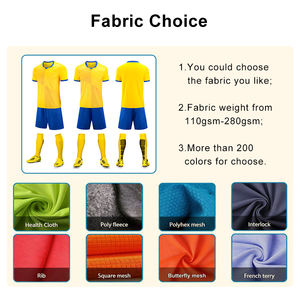 Ensemble de maillot de football pour hommes de qualité, nouveau design de logo personnalisé pas cher, maillot de football d'équipe, 100% polyester, sans manches, séchage rapide - Product Image 6