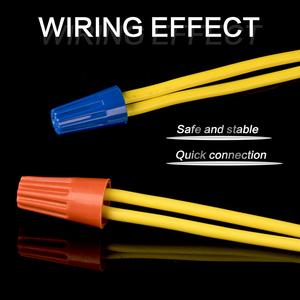 158 cái/hộp điện dây nối phụ kiện với mùa xuân chèn Twist Nuts Mũ cuối thiết bị đầu cuối thiết lập mùa xuân vít Uốn Tóc bồng cap - Product Image 4