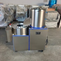 Machine à couper les frites, les chips de pommes de terre, les pommes de terre, les patates douces et le manioc, avec fonctions de lavage, de pelage et de découpe
