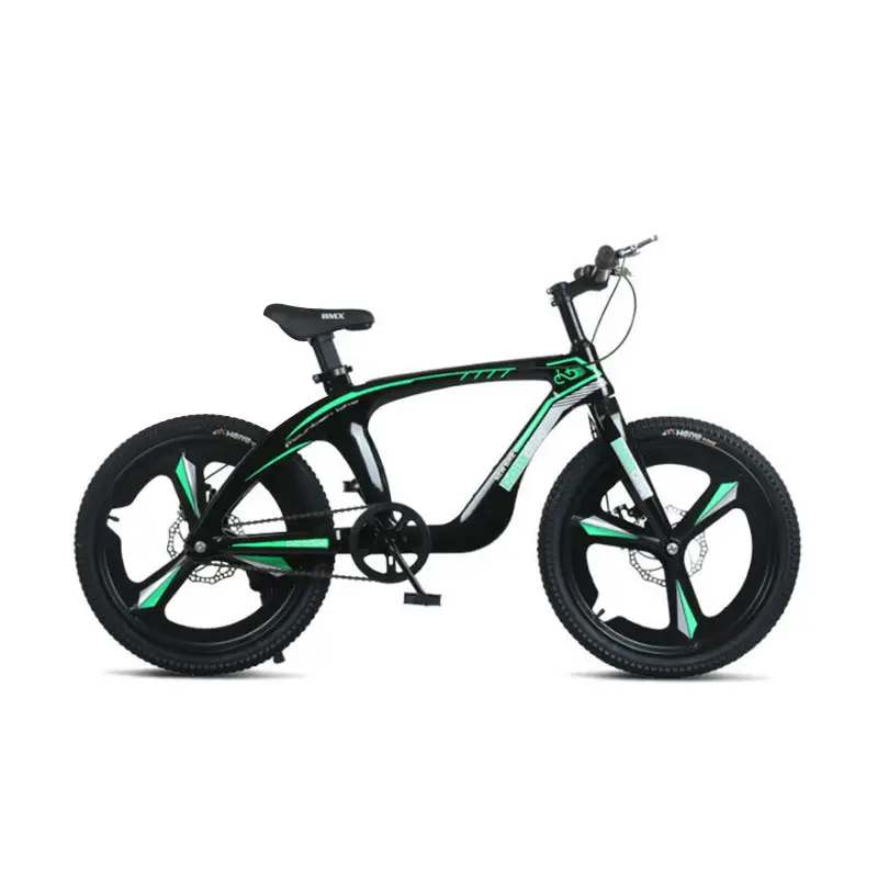 Bicicleta de Montaña de acero para niños, cicla de 20 pulgadas de carbono, color negro y rojo, venta al por mayor, barata, Oem