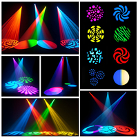 U'King 30W RGBW LED Lumière de scène noire Gobo Beam Shaking Head Led Dj Stage Light For Disco Ktv Wedding Lamp