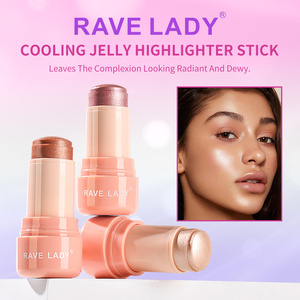 Stick blush et illuminateur 2 en 1, waterproof, haute pigmentation, non collant, longue tenue, écologique, pour le maquillage des joues, marque privée - Product Image 1