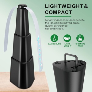 Ventilateurs anti-mouches Dimiozes pour tables, ventilateurs anti-mouches pour l'extérieur, éloigne les mouches, ventilateur avec pales souples - Product Image 3