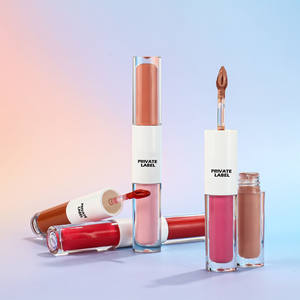 Cosmétiques coréens MLM Custom Makeup, gloss à lèvres double embout coloré, longue tenue, aromatisé, effet repulpant, mat et brillant - Product Image 4