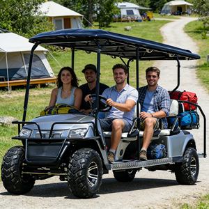 कुशल गोल्फ कोर्स ऑपरेशन के लिए लोकप्रिय इलेक्ट्रिक गोल्फ ट्रॉली और गोल्फ बुगी इलेक्ट्रिक 4-6 सीटर - Product Image 3